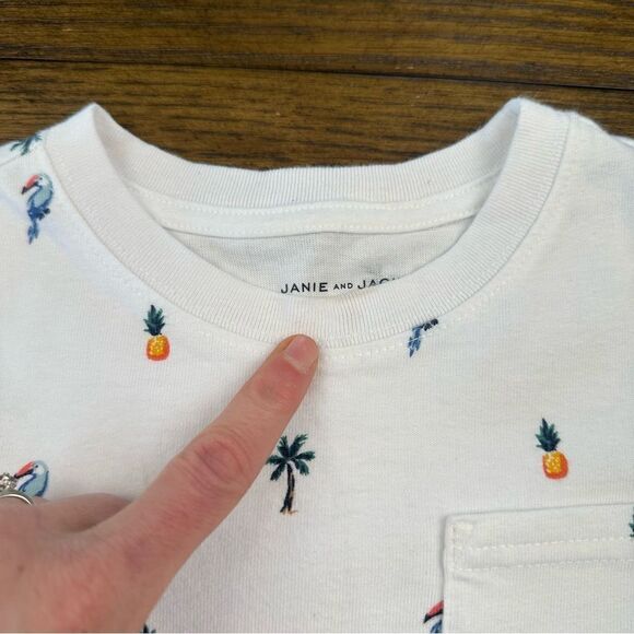 Janie and Jack 5 Tropical Tee Shirt - Picture 2 of 4